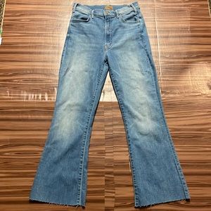 MOTHER The Hustler Ankle Fray Jeans Size 26